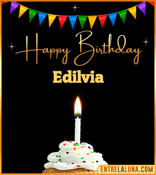GiF Happy Birthday Edilvia